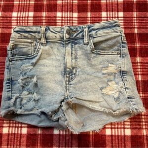 American Eagle Ne(x)t Level Stretch High Rise Jean Shorts